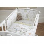 Clair de Lune Sleep Tight Cream Crib Bedding Set Cream