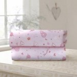 Clair De Lune Tippy Toes Pack of Two Moses Basket Pink Fitted Sheets Pink