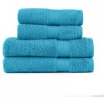 Teal Blue Egyptian Cotton 4 Piece Towel Bale Teal