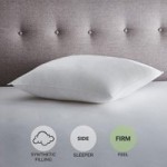 Fogarty Superfull Firm-Support Continental Square Pillow White