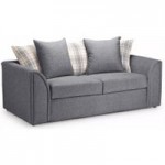 Nevada Fabric 3 Seater Sofa Grey