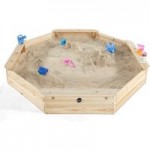 Plum Giant Wooden Sand Pit Natural