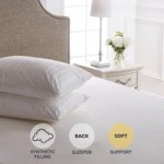 Dorma Supreme Fill Soft-Support Pillow Pair White