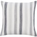 Casual Stripe Cushion Grey
