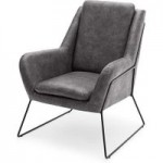 Ferne Metal Framed Chair – Grey Grey