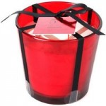 5A Fifth Avenue Spiced Pomegranate Glass Candle Red