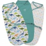 Summer Infant Swaddleme Original Origami Dino Pack of 3 Swaddles MultiColoured