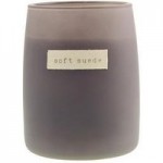 Hygge Soft Suede Candle Grey