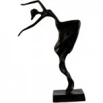 Mocha Natalia Dancer Iron Figurine Brown