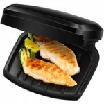 George Foreman Compact 2 Portion Grill Black