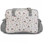 Pink Lining Yummy Mummy Hummingbird Changing Bag Grey/Pink