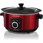 Morphy Richards Sear And Stew Red Slow Cooker Red
