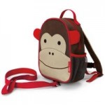 Skip Hop Zoo Let Monkey Backpack Brown