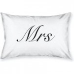 Mrs Housewife Pillowcase White