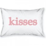 Kisses Housewife Pillowcase White
