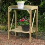 Wooden Potting Table Natural