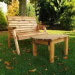 Charles Taylor Wooden Deluxe Bench Set Natural