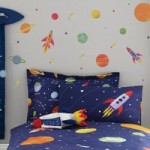 Space Wall Stickers MultiColoured