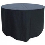 Garland 4 and 6 Seater Round Black Furniture Set Cover Black