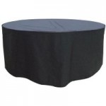 Garland 6 and 8 Seater Round Black Furniture Set Cover Black