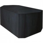 Garland 4 Seater Rectangular Black Furniture Set Cover Black