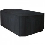 Garland 6 Seater Rectangular Furniture Set Cover in Black Black