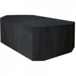 Garland 8 Seater Rectangular Black Furniture Set Cover Black