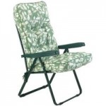 Deluxe Cotswold Leaf Recliner Green