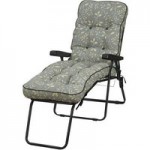 Glendale Country Teal Deluxe Lounger Chair Black