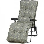Glendale Country Teal Deluxe Relaxer Chair Black
