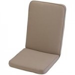 Glendale Low Recliner Stone Cushion Seat Pad Beige