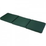 Glendale 3 Seater Bench Cushion Seat Pad in Forest Green Green