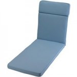 Glendale Sun Lounger Placid Blue Cushion Seat Pad Blue