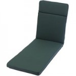Glendale Sun Lounger Forest Green Cushion Seat Pad Green