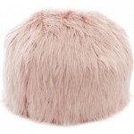 Skylar Mongolian Faux Fur Small Bagel – Blush Blush (Pink)