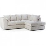 Chicago Jumbo Cord Right Hand Corner Sofa Cream