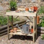 Economy Gardening Potting Table Natural