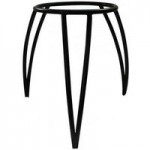 Gardeco 60cm Strong Stand for Large Clay Chimineas Black