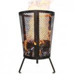 Large Garden Incinerator Black