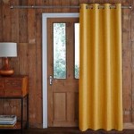 Jennings Ochre Door Curtain Ochre (Yellow)