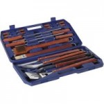18 Piece Barbecue Toolkit Silver