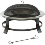 Lifestyle Prima Stainless Steel Bowl Fire Pit Black