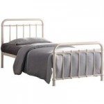 Time Living Miami Metal Bed Frame Cream