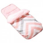 My Babiie Pink Chevron Cosytoes Footmuff Pink