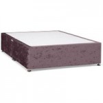 Dunelm Classic Velvet Divan Base – Amethyst Amethyst (Purple)