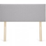 Dunelm Linen Plain Headboard Light Grey