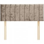 Dunelm Velvet Stripe Headboard Truffle