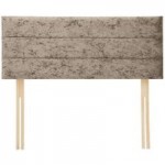 Dunelm Velvet Horizontal Panel Headboard Truffle