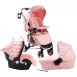 My Babiie Billie Faiers MB100 Plus Pink Stripes Travel System Pink