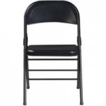 Rory Folding Chair – Black Black